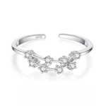 Сребърен пръстен с цирконий "Capricorn"