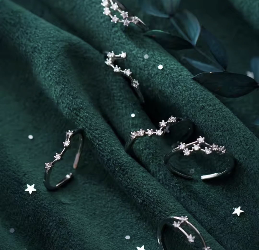 Сребърен пръстен с цирконий "Libra" - Image 4