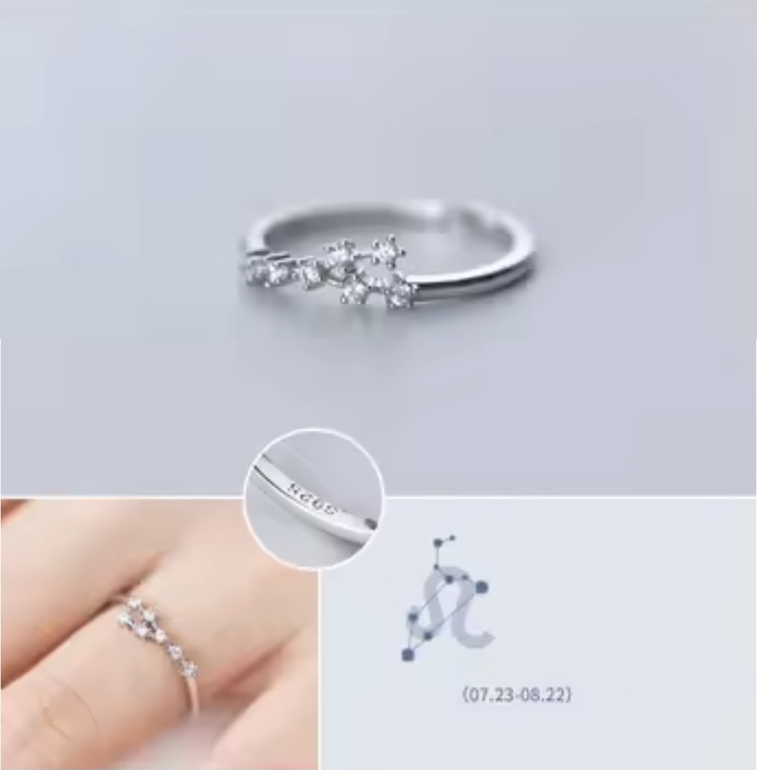 Сребърен пръстен с цирконий "Leo" - Image 2