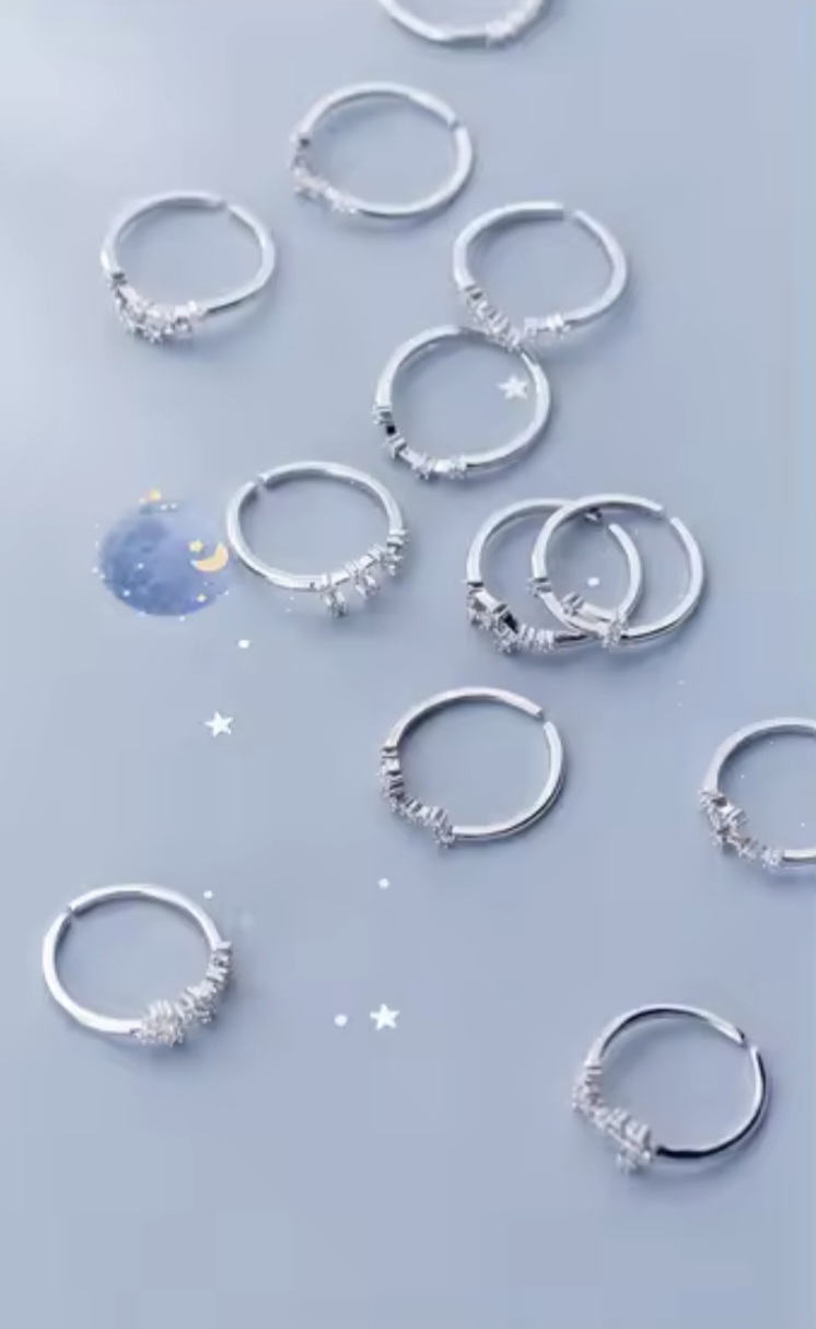 Сребърен пръстен с цирконий "Libra" - Image 9