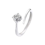 Сребърен пръстен с цирконий "Sky"