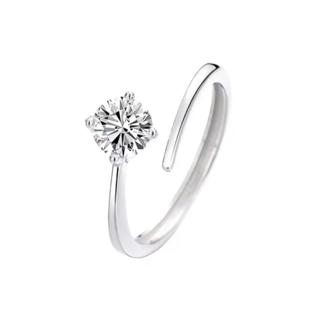 Сребърен пръстен с цирконий "Sky"