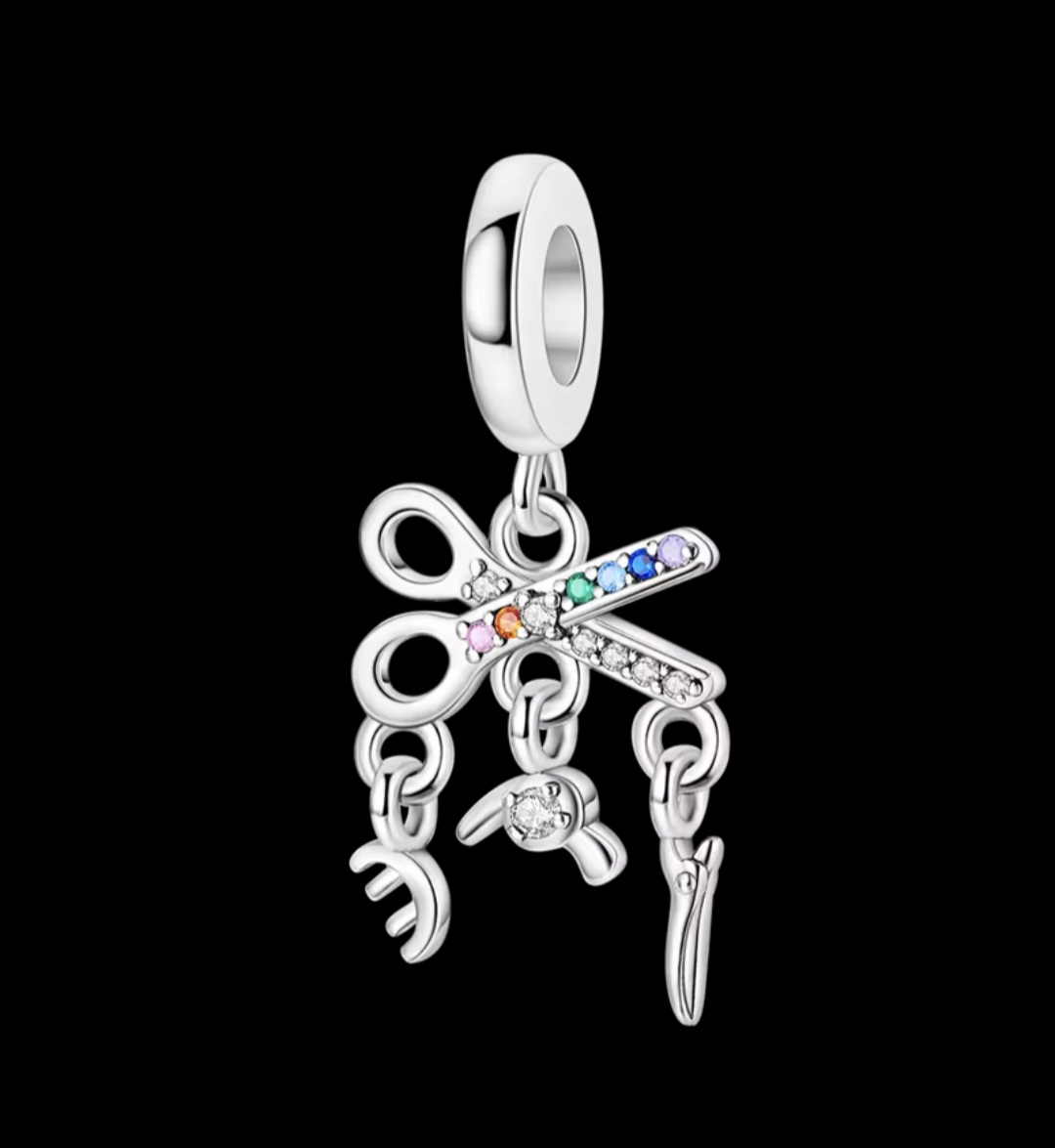 Сребърен талисман "Магията на фризьора" - Image 3