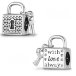 Сребърен талисман "Тайната на любовта"