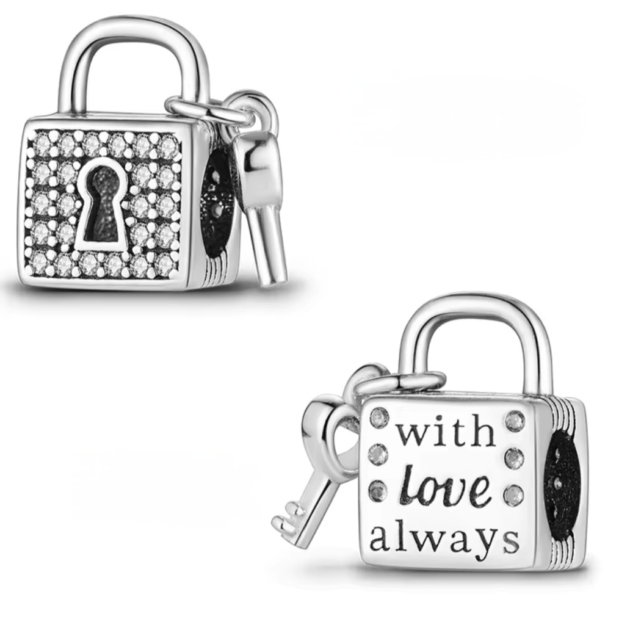 Сребърен талисман "Тайната на любовта"