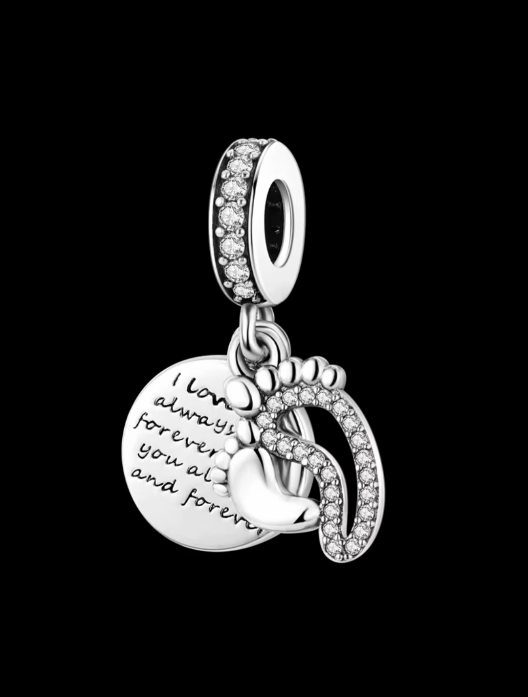 Сребърен талисман "Baby born" - Image 2