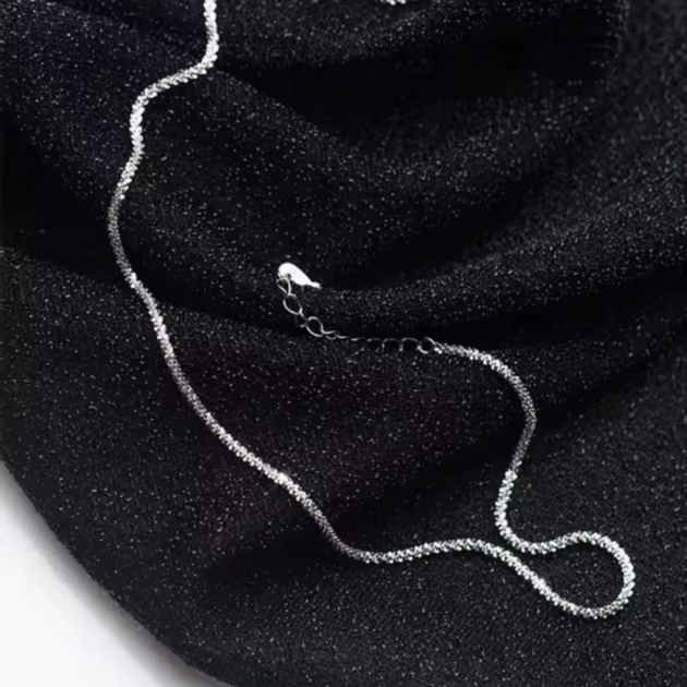 Сребърен чокър "Незабравима"