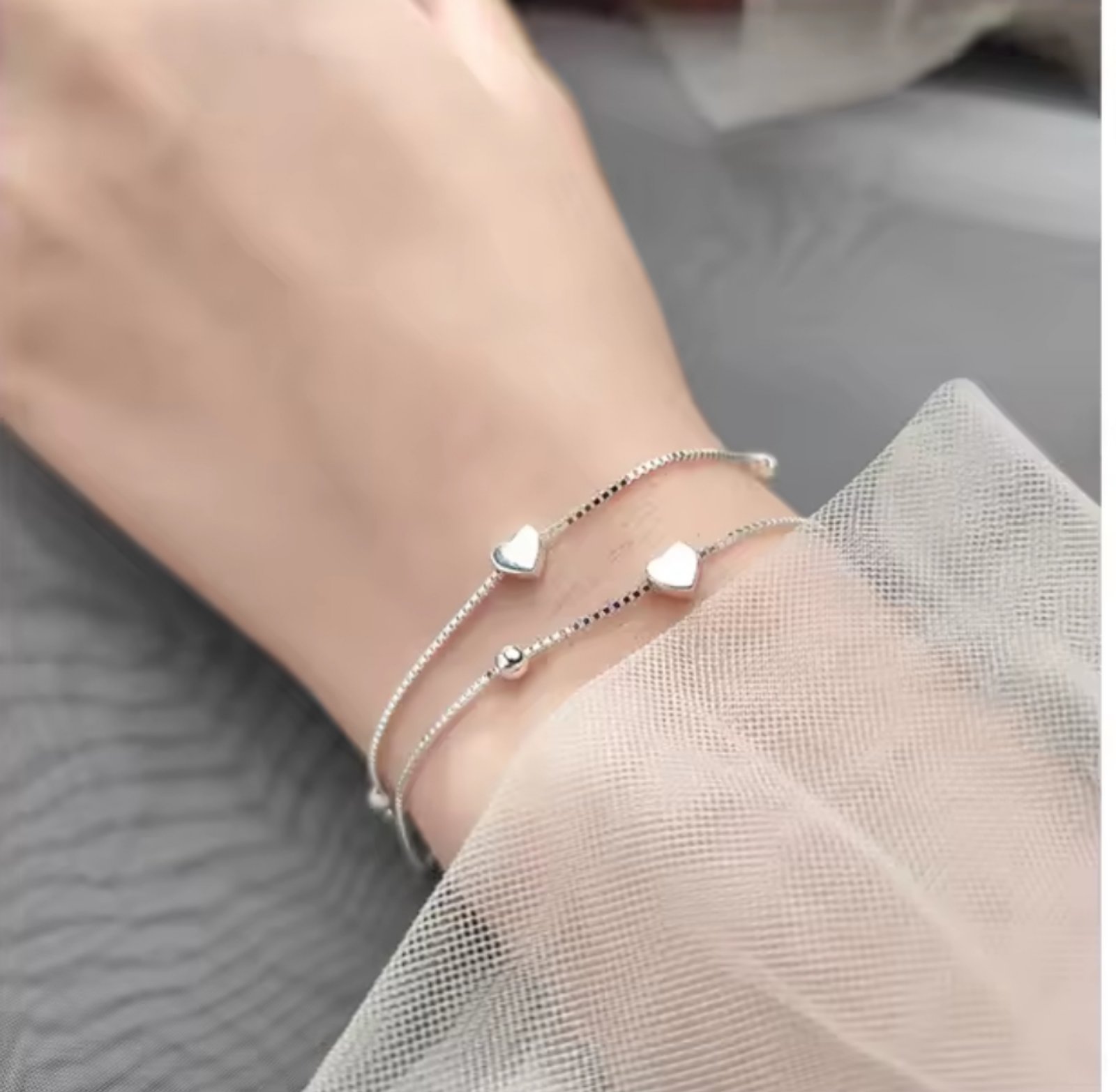 Сребърна гривна "Complices du Cœur" - Image 7