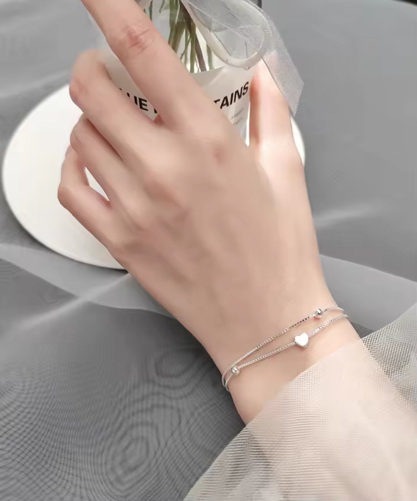 Сребърна гривна "Complices du Cœur" - Image 6