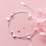 Сребърна гривна "Complices du Cœur"
