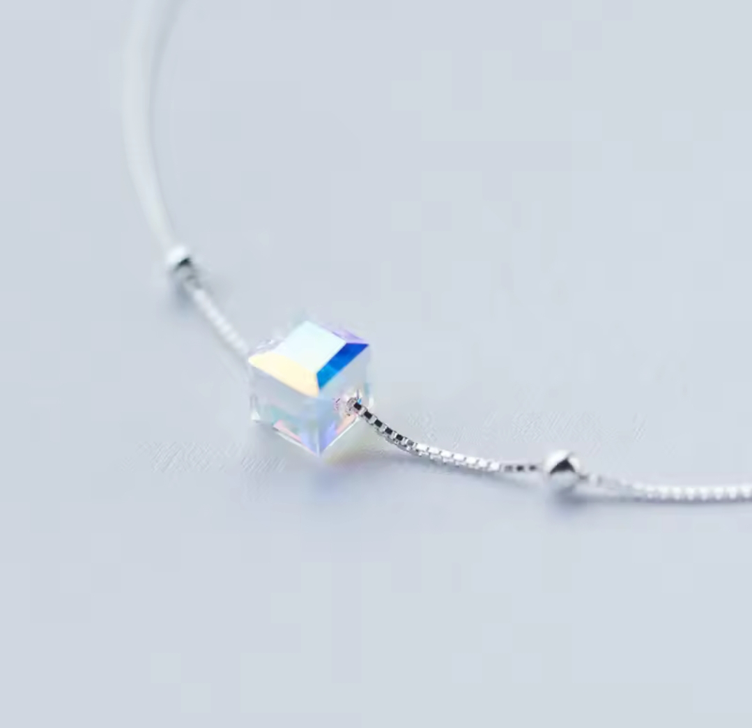 Сребърна гривна за крак "Clara" - Image 2