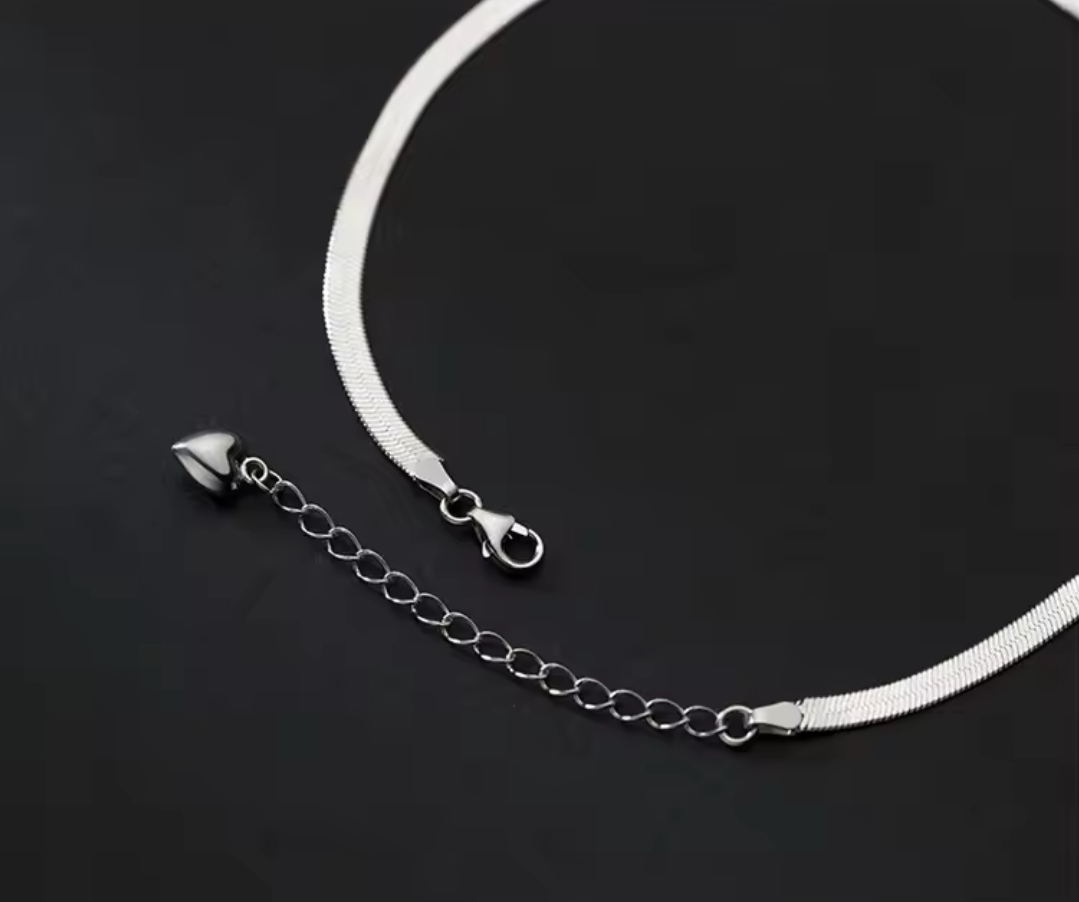 Сребърна гривна за крак "Serenity" - Image 3