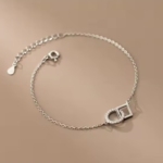 Сребърна гривна с цирконий "Sottovoce"