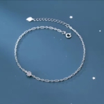 Сребърна гривна с цирконий "Stella Mia"