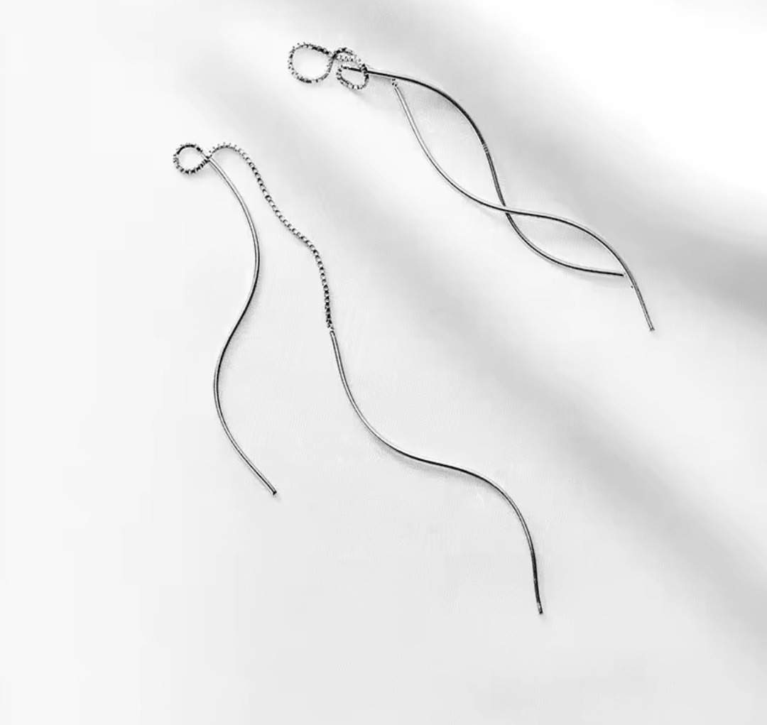 Сребърни обеци "Eclipse" - Image 4