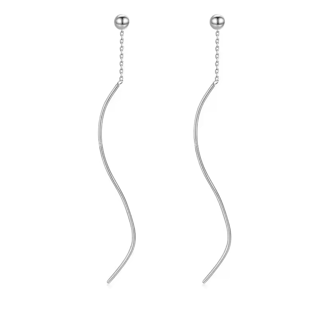 Сребърни обеци "Onde d’Argento" - Image 4