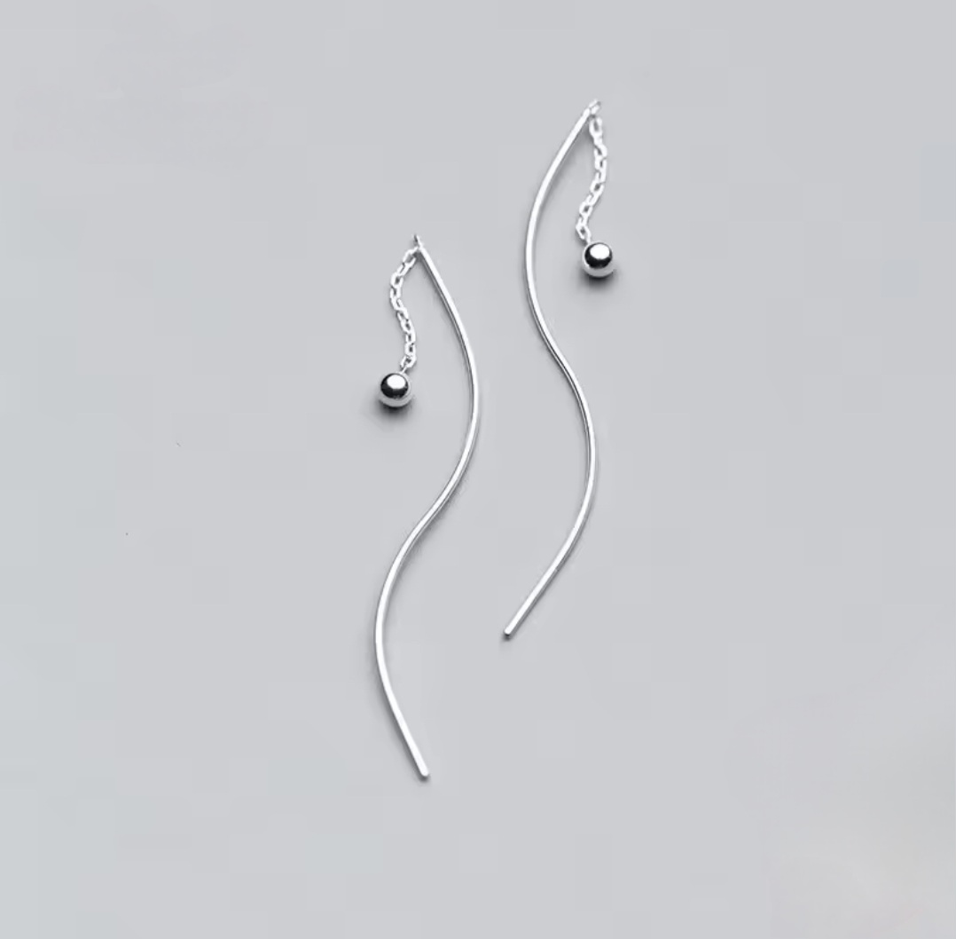 Сребърни обеци "Onde d’Argento" - Image 3
