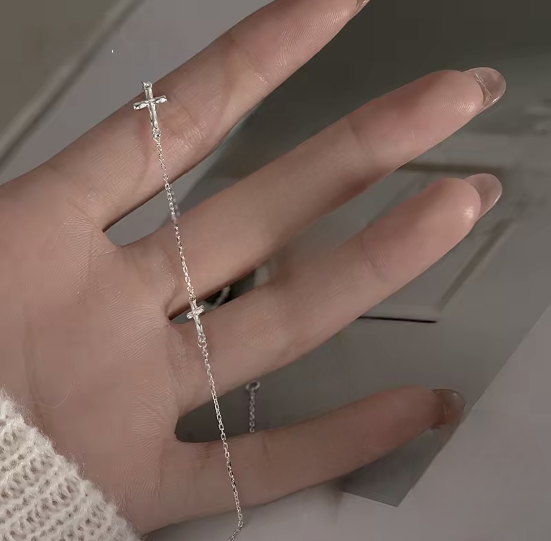 Сребърно колие "Двойна Светлина"