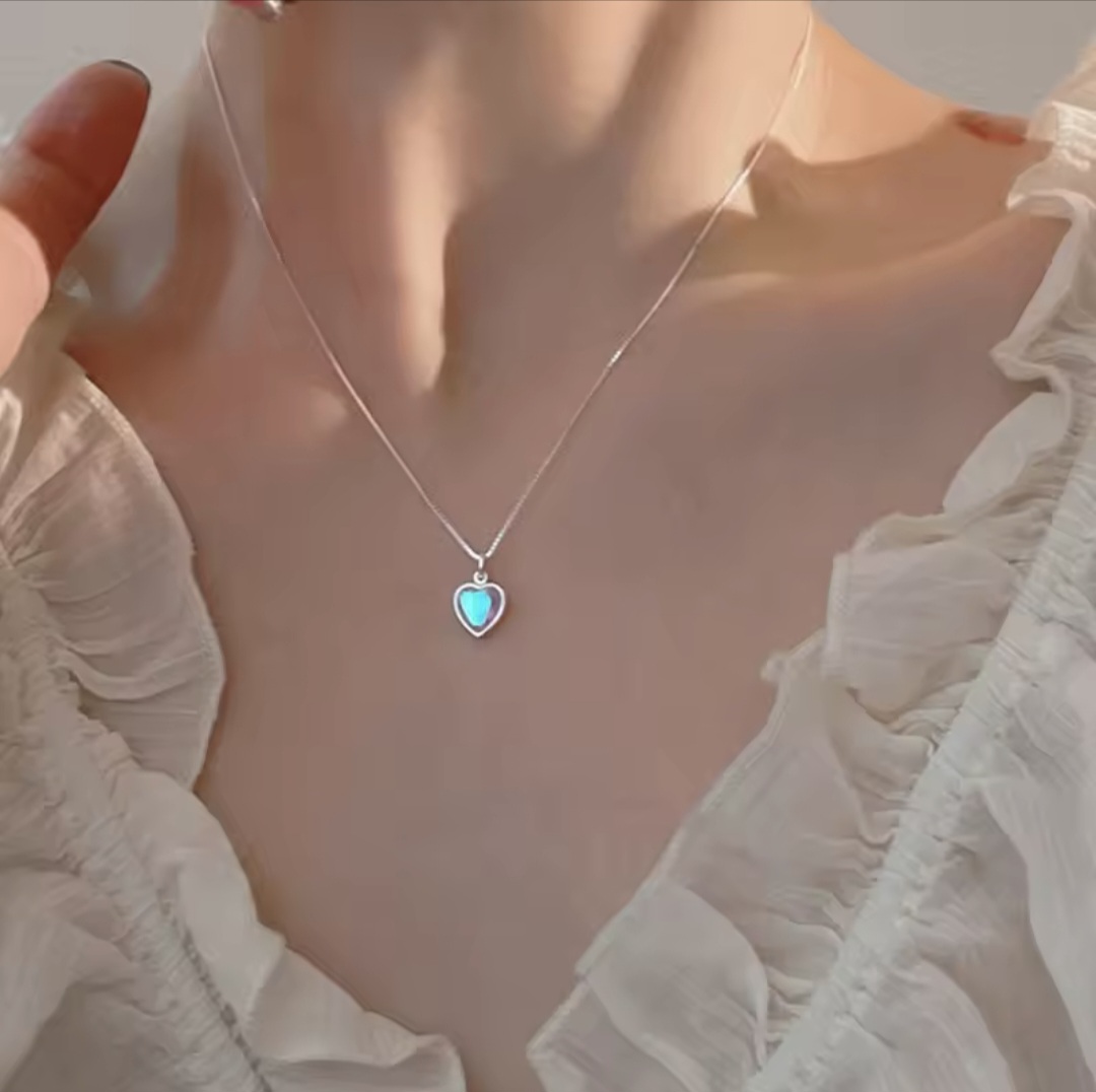 Сребърно колие с лунен камък "Sogno di Luna" - Image 3