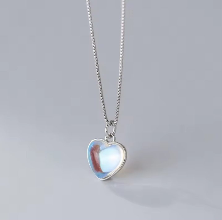 Сребърно колие с лунен камък "Sogno di Luna" - Image 2