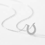 Сребърно колие с цирконий "Fortuna Luxe"