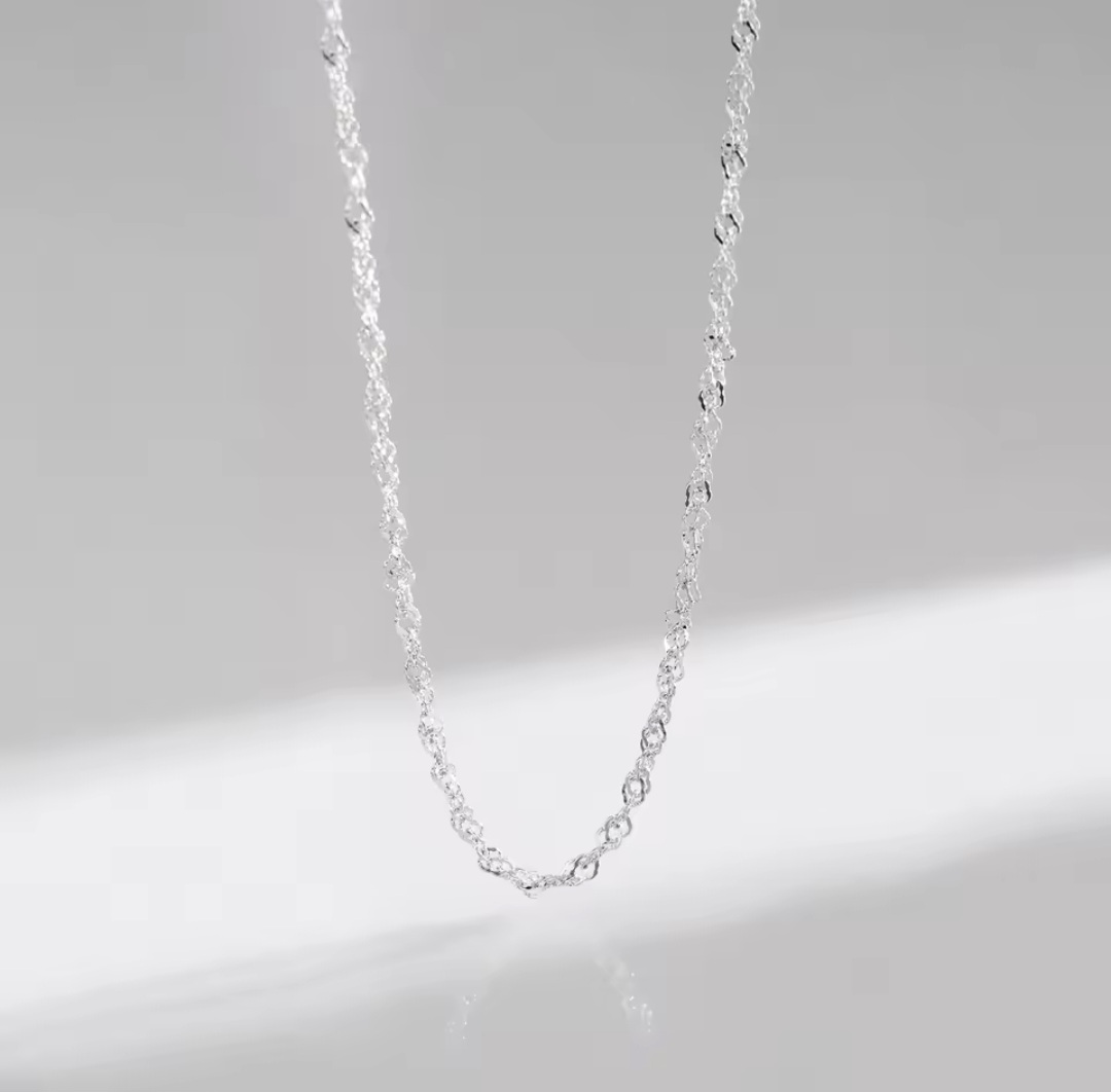 Сребърно колие с цирконий "Latido"