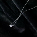Сребърно колие с цирконий "Luz de Circonio"