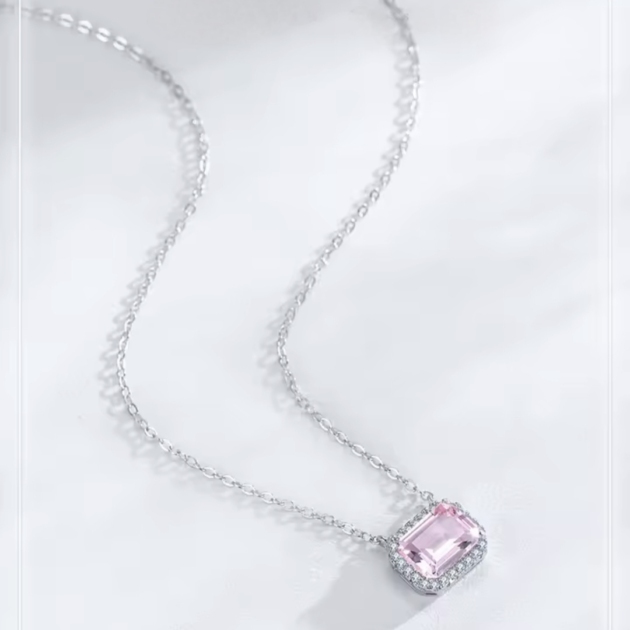 Сребърно колие с цирконий "Зора"