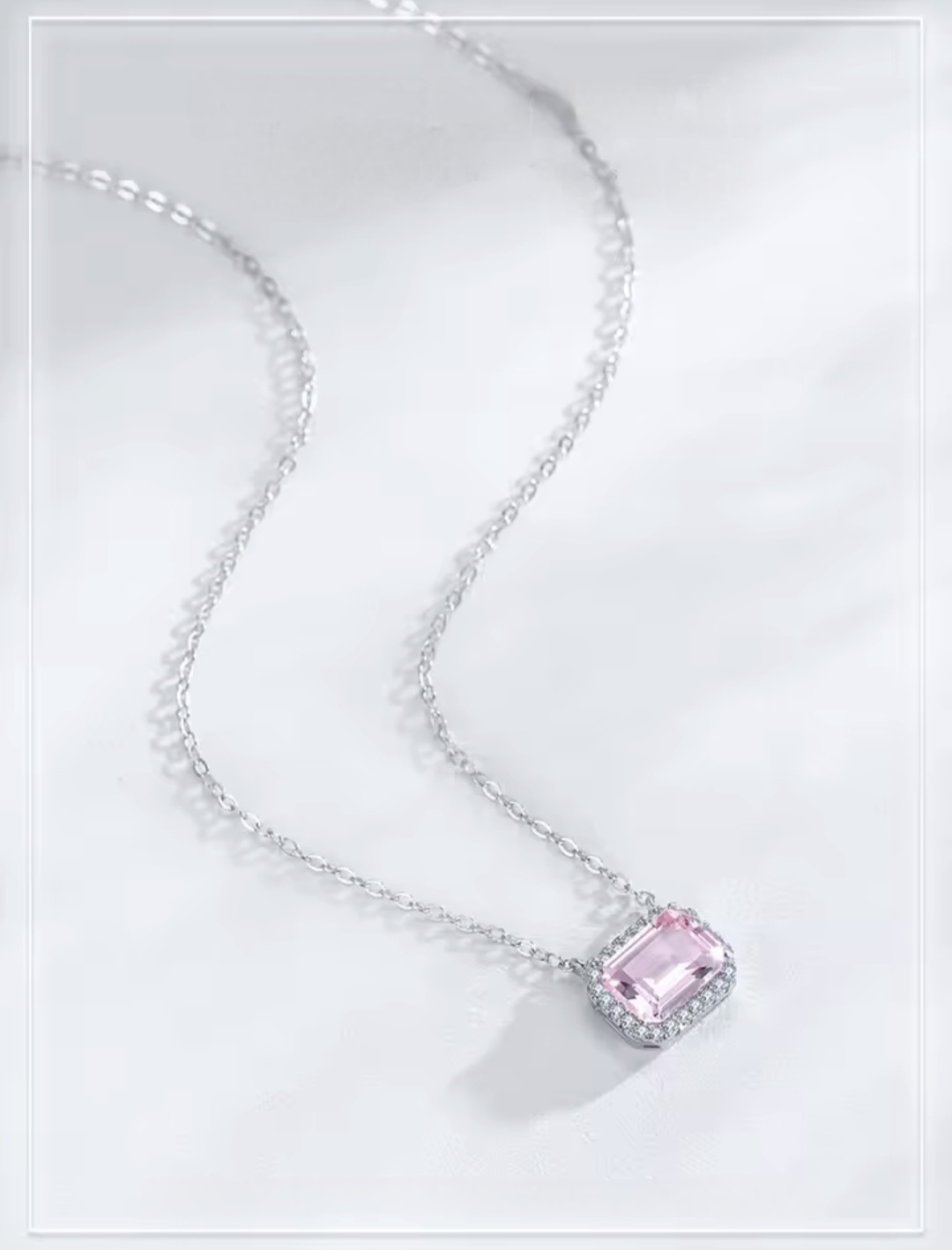 Сребърен комплект с цирконий "Белла Роса" - Image 2