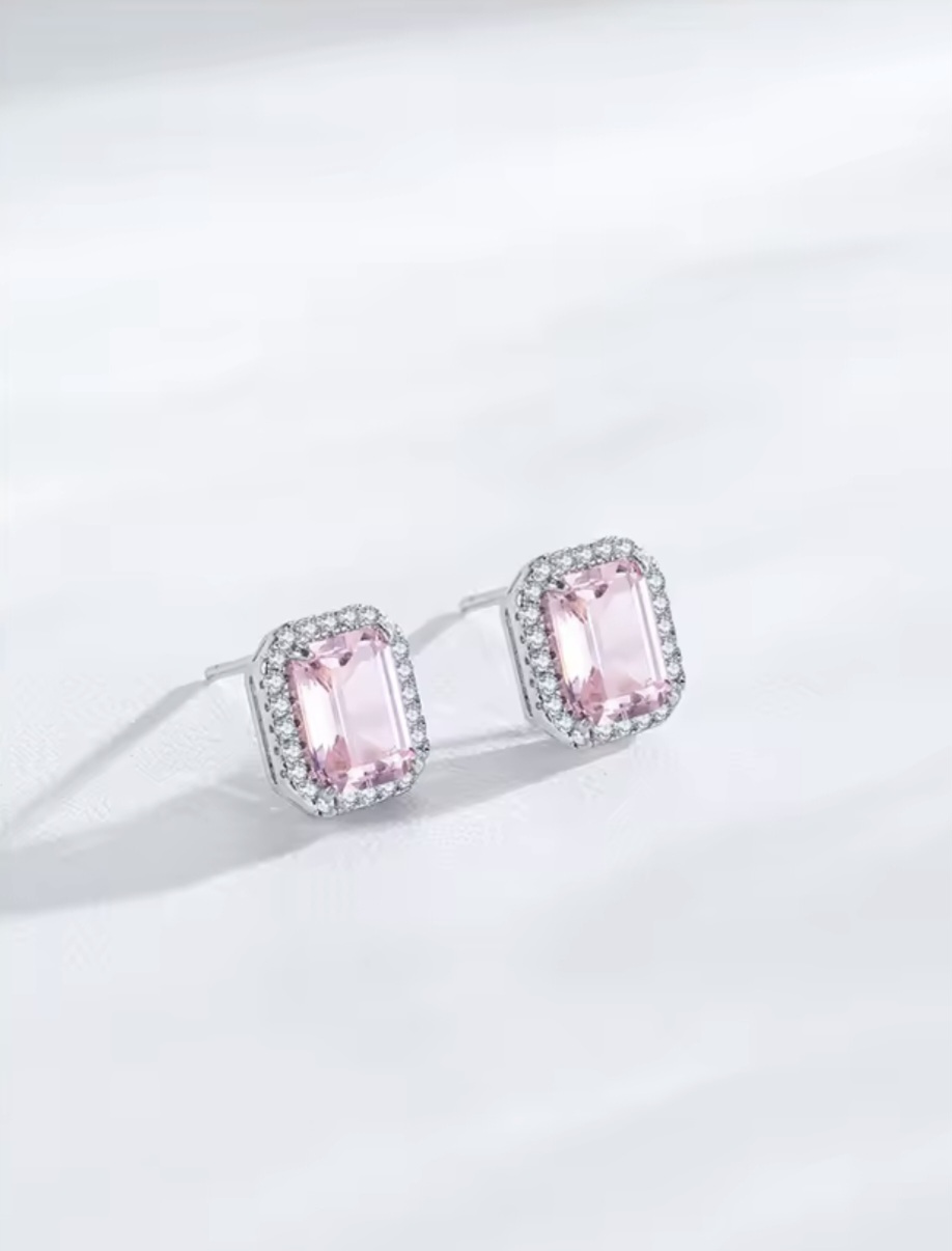 Сребърен комплект с цирконий "Белла Роса" - Image 6