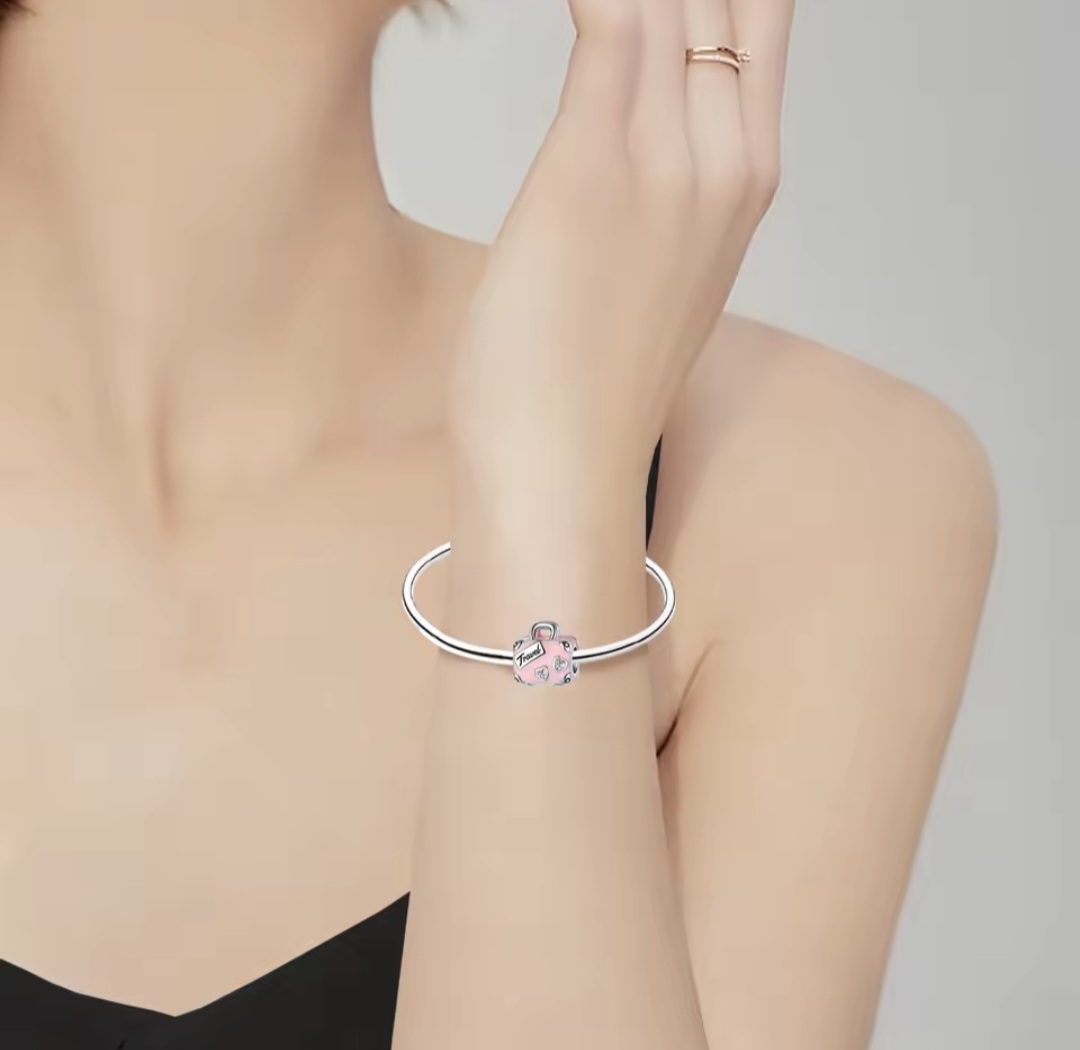 Сребърен талисман "Love traveling" - Image 2