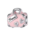 Сребърен талисман "Love traveling"