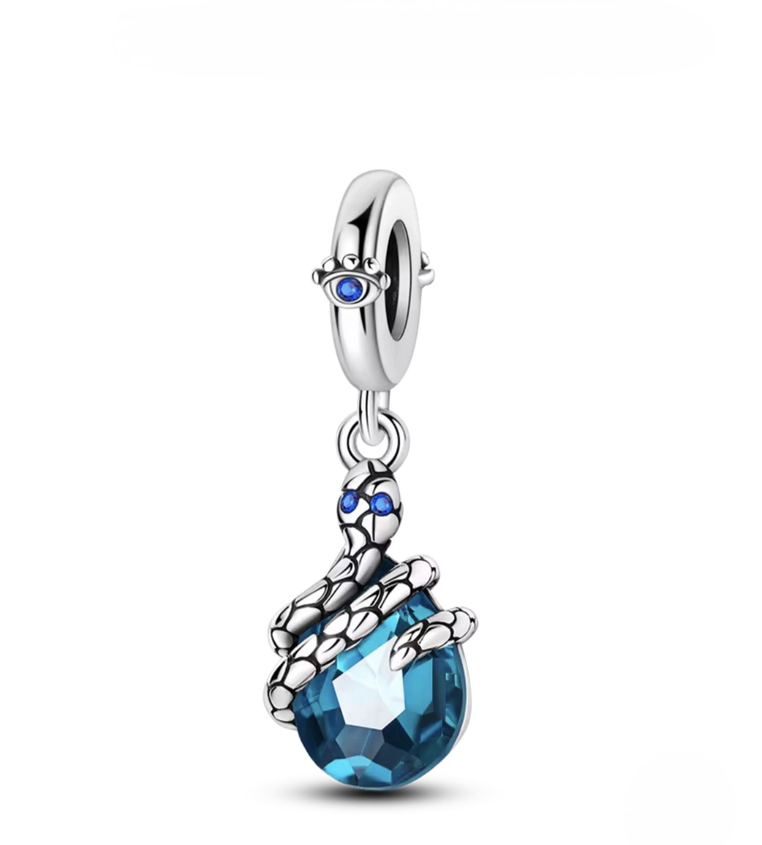 Сребърен талисман "Serpent's Gaze" - Image 2