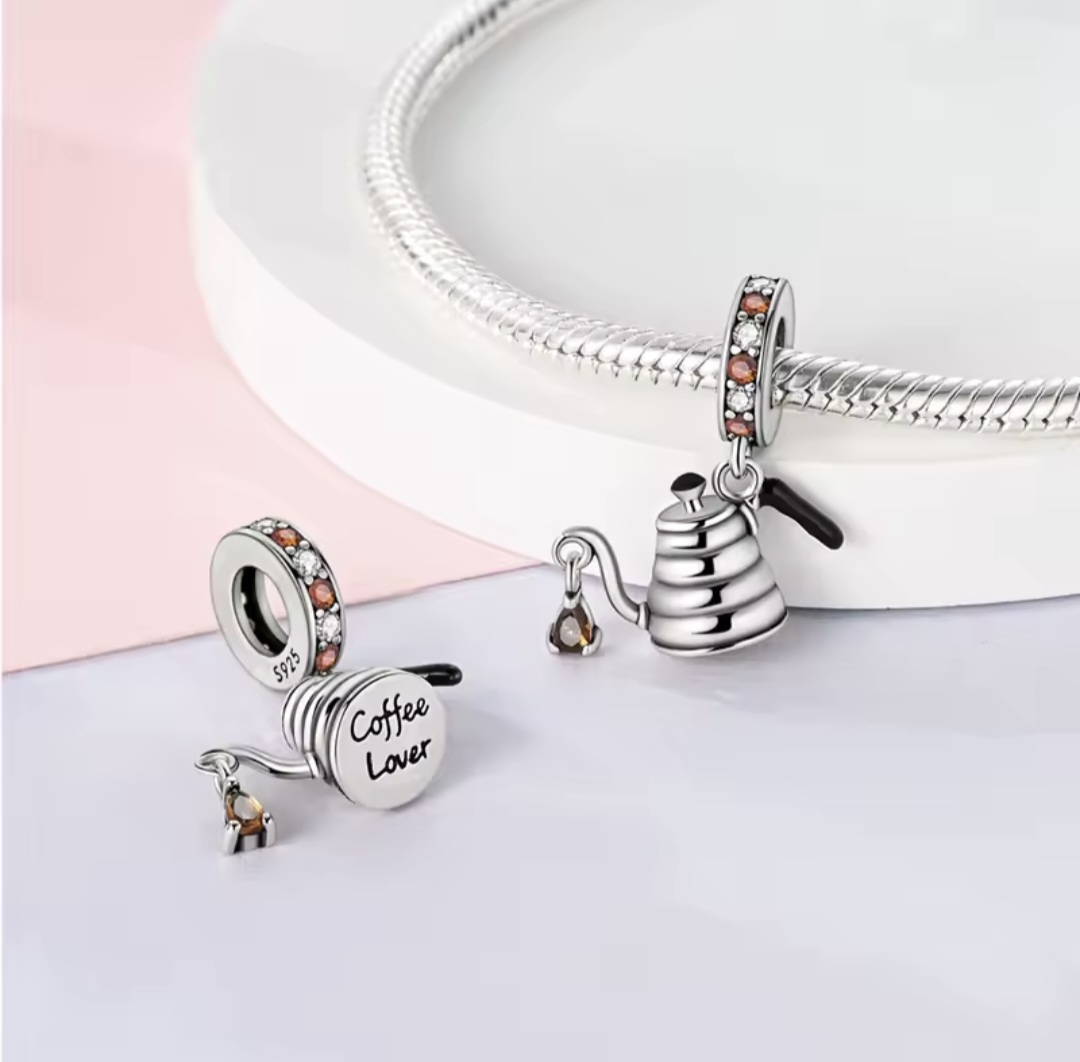 Сребърен талисман „Аромат на утро“