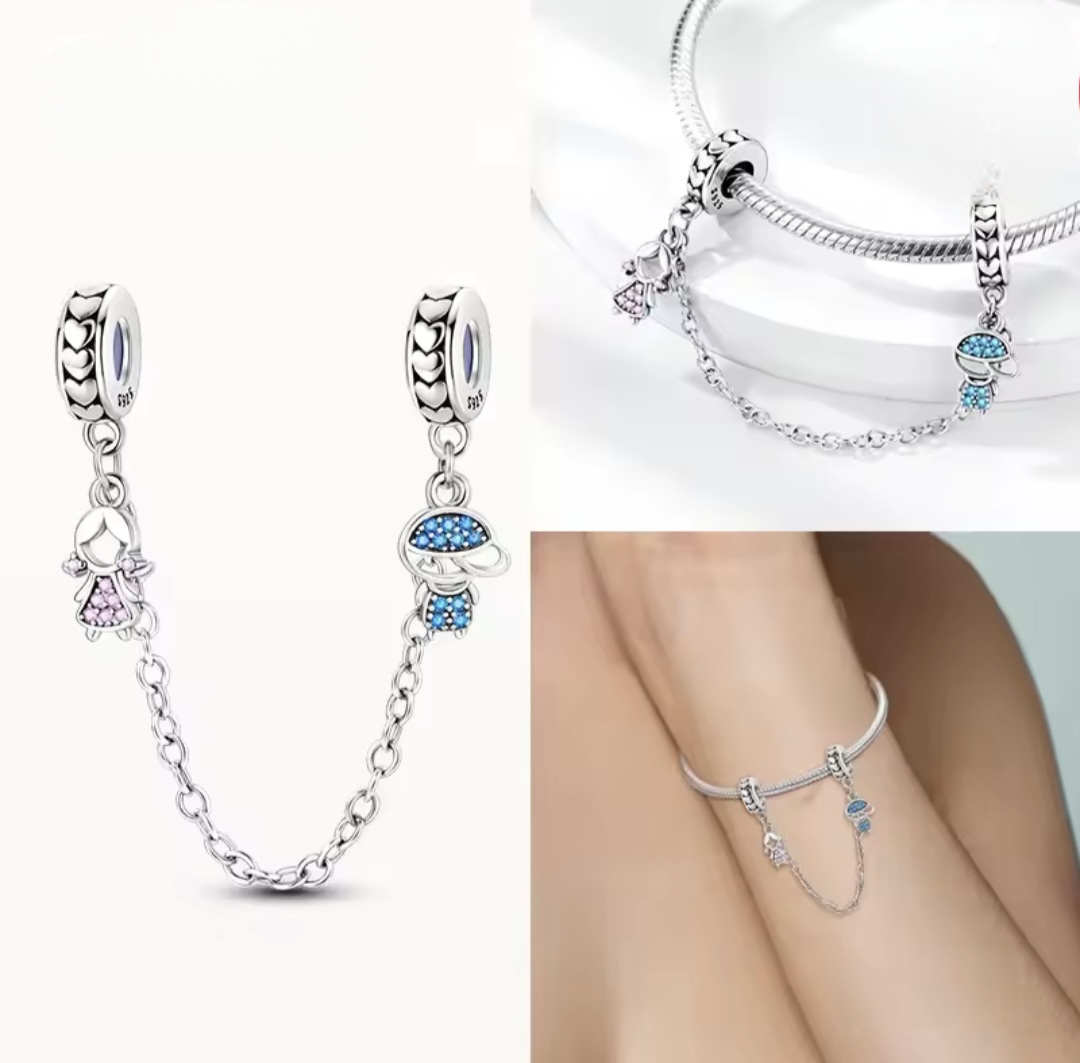 Сребърна защитна верижка „Две съдби“ - Image 3