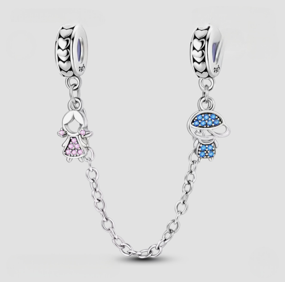 Сребърна защитна верижка „Две съдби“ - Image 2