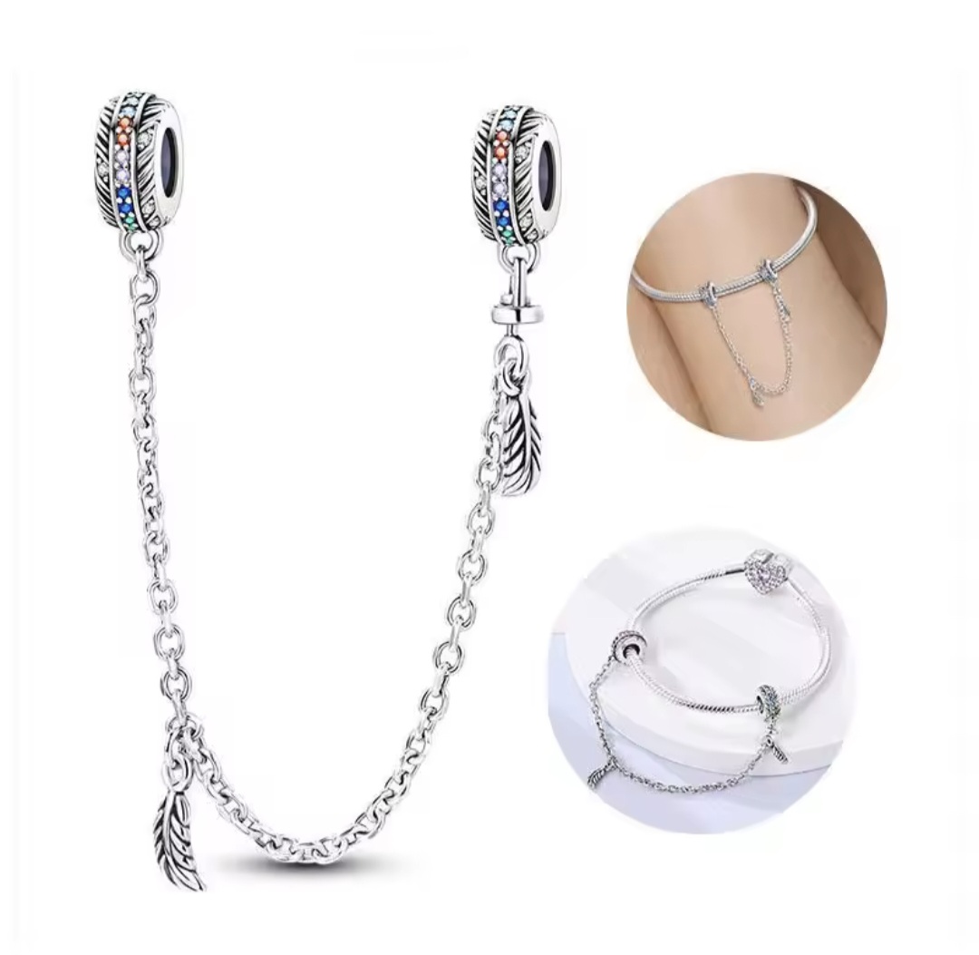 Сребърна защитна верижка „Крилете на свободата“ - Image 4